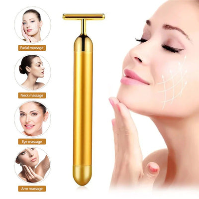 Energy 24K Gold Bar Facial Roller Massager